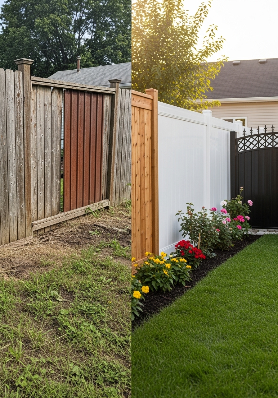 Old Fence Making Your Yard Look Bad
