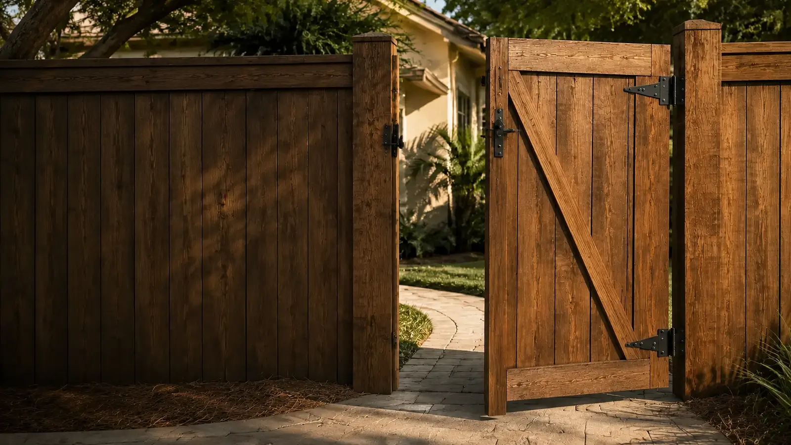 Manual fence gate installation and repair in Jacksonville Florida